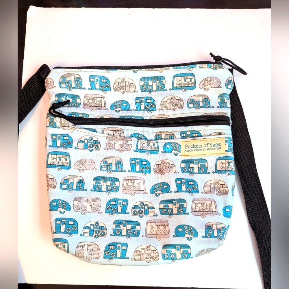 Camper fabric crossbody
